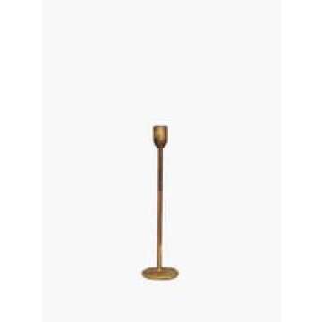 Elegant Old Brass Candle Holder - Timeless Home Décor