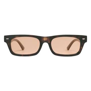 SOJOS Trendy Polarized Rectangle Sunglasses for All