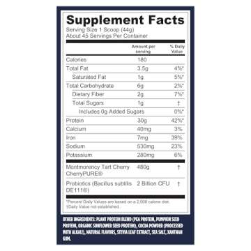 Vega Sport Premium Vegan Protein Powder Chocolate(45 Servings) 30g Plant Based Protein,5g BCAAs,Dairy Free,Gluten Free,Non GMO,Pea Protein for Women and Men,4lbs 5.9Oz(Packaging May Vary)