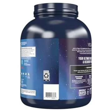 Vega Sport Premium Vegan Protein Powder Chocolate(45 Servings) 30g Plant Based Protein,5g BCAAs,Dairy Free,Gluten Free,Non GMO,Pea Protein for Women and Men,4lbs 5.9Oz(Packaging May Vary)