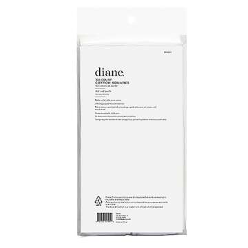 Diane Cotton Squares – 100% Real Cotton – Soft, Gentle on Face, Use for Makeup and Nail Polish Removal, Beauty Applicator - 160 Count (Pack of 1)