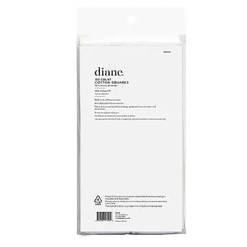 Diane Cotton Squares – 100% Real Cotton – Soft, Gentle on Face, Use for Makeup and Nail Polish Removal, Beauty Applicator - 160 Count (Pack of 1)