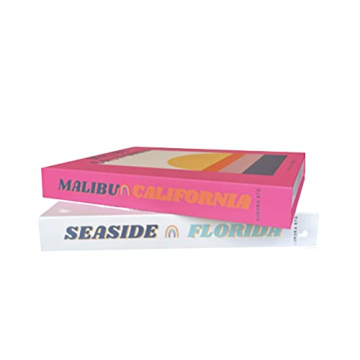 Pink and White Decorative Faux Books for Home Decor