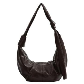 Womens Fashion Shoulder Crossbody Bag Soft Vegan leather Tote Purse Large Dumpling Handbag Top Handl...