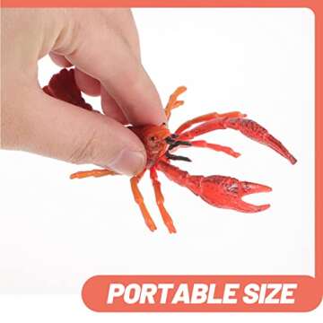 Lobster Toy Set for Education and Marine Fun