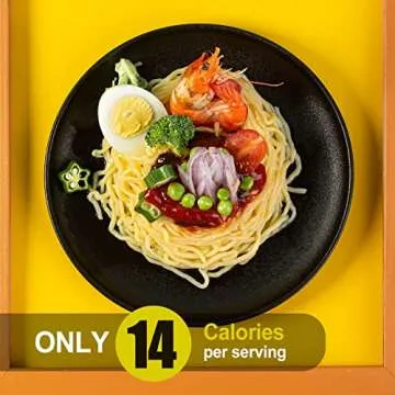 Hethstia Shirataki Konjac Spaghetti - Vegan, Low-Calorie Noodles