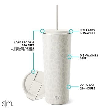 Simple Modern Insulated Tumbler - Perfect for Iced Coffee