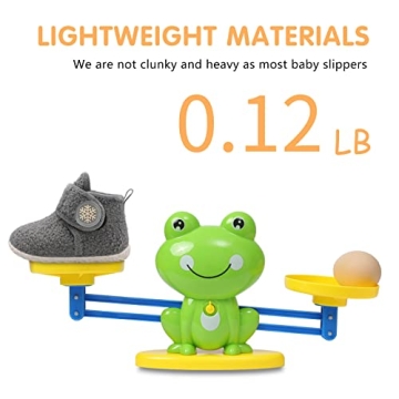 Comfortable Non-Slip Baby Booties for Infants 6-12 Months