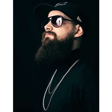 Waitsoul 925 Sterling Silver Rope Chain Lobster Clasp 2.5mm Silver Chain for Men Women Silver Necklace Chain 16-30 Inches(18)