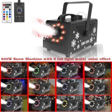 IMONE 900W Snow Machine with Remote for Parties