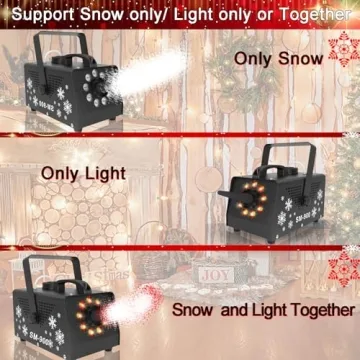 IMONE 900W Snow Machine with Remote for Parties