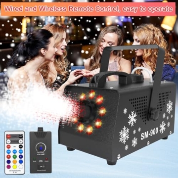 IMONE 900W Snow Machine with Remote for Parties