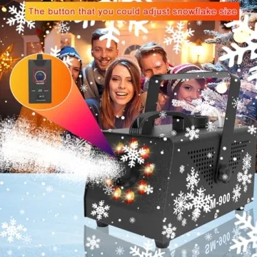 IMONE 900W Snow Machine with Remote for Parties