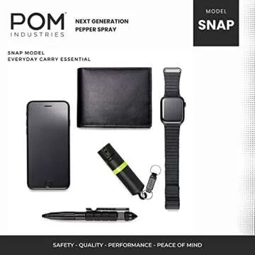 POM Pepper Spray - Maximum Strength Self Defense Tool