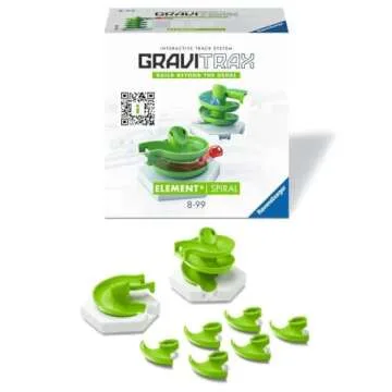 Ravensburger GraviTrax: Spiral Accessory| STEM Toy for Kids Ages 8 and Up | Compatible with All GraviTrax Systems | Ranked No.1 Marble Run System in The U.S