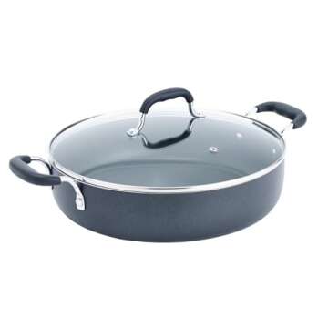 T-fal Specialty Nonstick Sauté Pan 12 Inch Oven Safe 350F Cookware, Pots and Pans, Dishwasher Safe ...