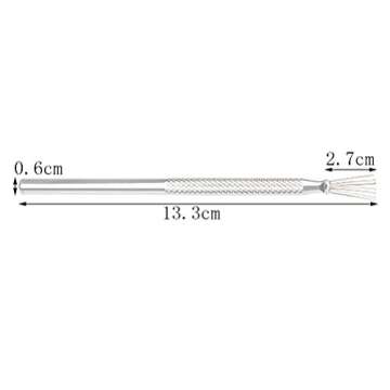 COMIART 2pcs Feather Wire Texture Tool for Clay Sculpting Craft Excellence