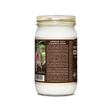 Dr. Bronner's Organic Virgin Coconut Oil 14oz - Unrefined & Fresh-Pressed