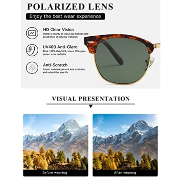 Stylish AEVOGUE Polarized Sunglasses For Men And Women