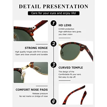 Stylish AEVOGUE Polarized Sunglasses For Men And Women