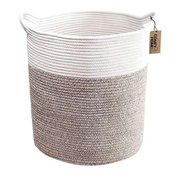 COMFY-HOMI XXL Large Laundry Basket for Home Storage