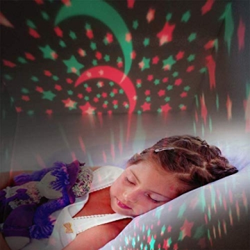 Purple Star Projector Night Light for Kids 3-10 Years