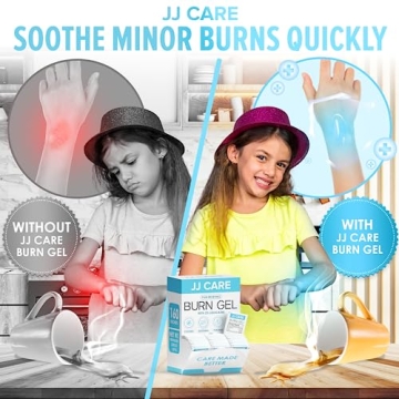 JJ CARE Burn Gel Pack of 160 for Quick Relief
