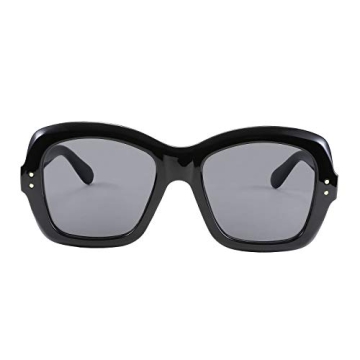 FEISEDY Women Oversized Polygon Vintage Sunglasses B2715