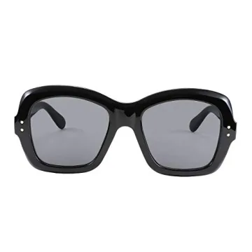 FEISEDY Women Oversized Polygon Vintage Sunglasses B2715