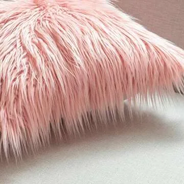 Soft Faux Fur Pillow Covers - Luxurious Comfort & Style
