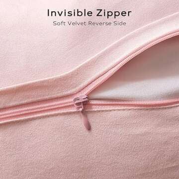 Ashler Decorative Throw Pillow Covers, Luxury Fluffy Faux Fur Pillowcases Soft Cushion Covers, Pack of 2 for Sofa Bedroom and car, 18 x 18 inches, Pink