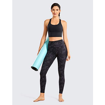 CRZ YOGA Strappy Longline Sports Bra for Women - Stylish Comfort