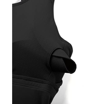 CRZ YOGA Strappy Longline Sports Bra for Women - Stylish Comfort