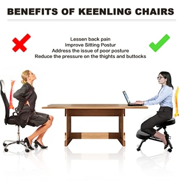 Ergonomic Kneeling Chair for Better Posture and Comfort