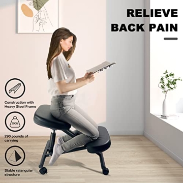 Ergonomic Kneeling Chair for Better Posture and Comfort