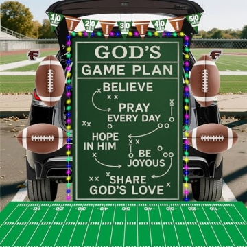 Religious Trunk or Treat Decor for Football Theme Events