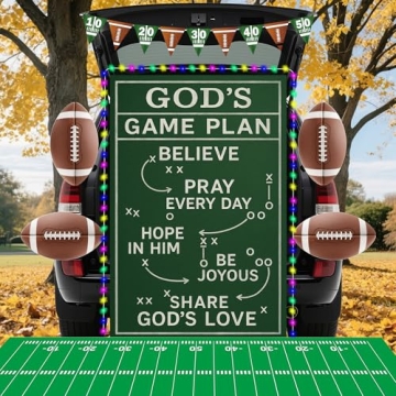 Religious Trunk or Treat Decor for Football Theme Events