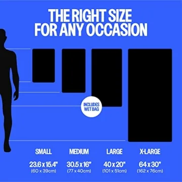 Acteon Quick Dry Odor-Free Super Absorbent Gym Towels