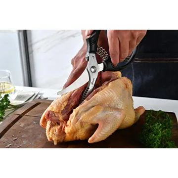 Poultry Shears - Heavy Duty Kitchen Scissors for Meat