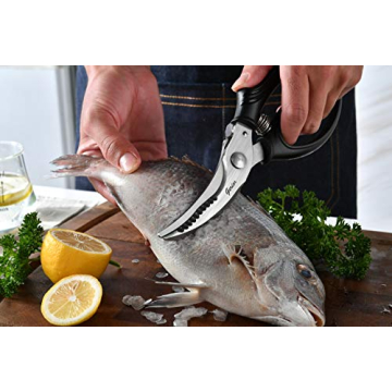 Poultry Shears - Heavy Duty Kitchen Scissors for Meat