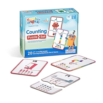 hand2mind Numberblocks Counting Puzzle Set, Number Puzzle, Matching Game, Math Toys, Toddler Educati...