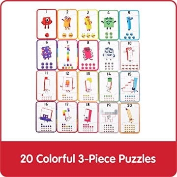 Numberblocks Counting Puzzle Set for Kids Age 3-5