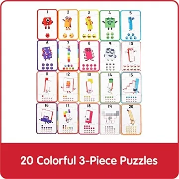 Numberblocks Counting Puzzle Set for Kids Age 3-5