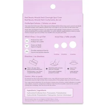 Rael Pimple Patches for Effective Overnight Blemish Treatment