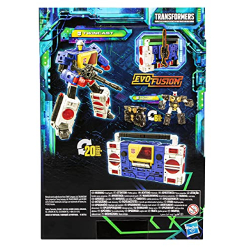 Transformers Legacy Voyager Twincast & Autobot Rewind Action Figures