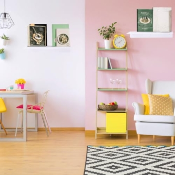 Blulu 8-Piece Acrylic Floating Shelf for Home Display