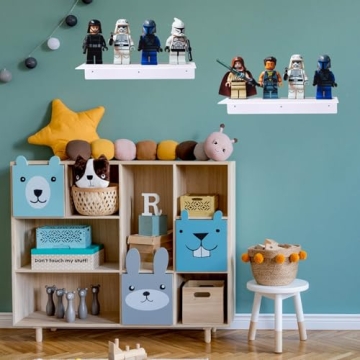 Blulu 8-Piece Acrylic Floating Shelf for Home Display