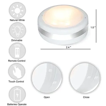 Starxing Puck Lights - Wireless and Dimmable LED Lighting