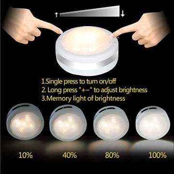 Starxing Puck Lights - Wireless and Dimmable LED Lighting