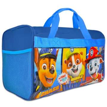 Nickelodeon Paw Patrol Kids Duffle Bag - Fun & Durable